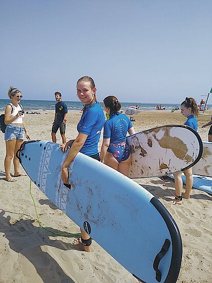 Surfer in Valencia