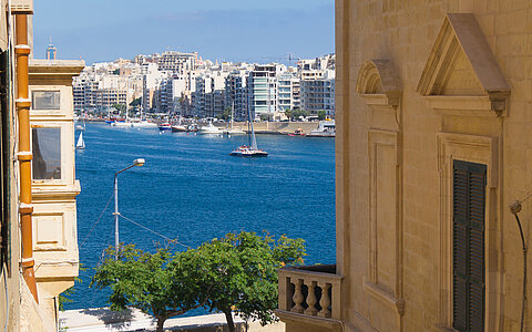 Mit Kindern/Jugendlichen in Valetta/Malta