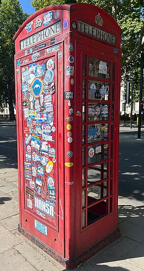 Britische Telefonzelle